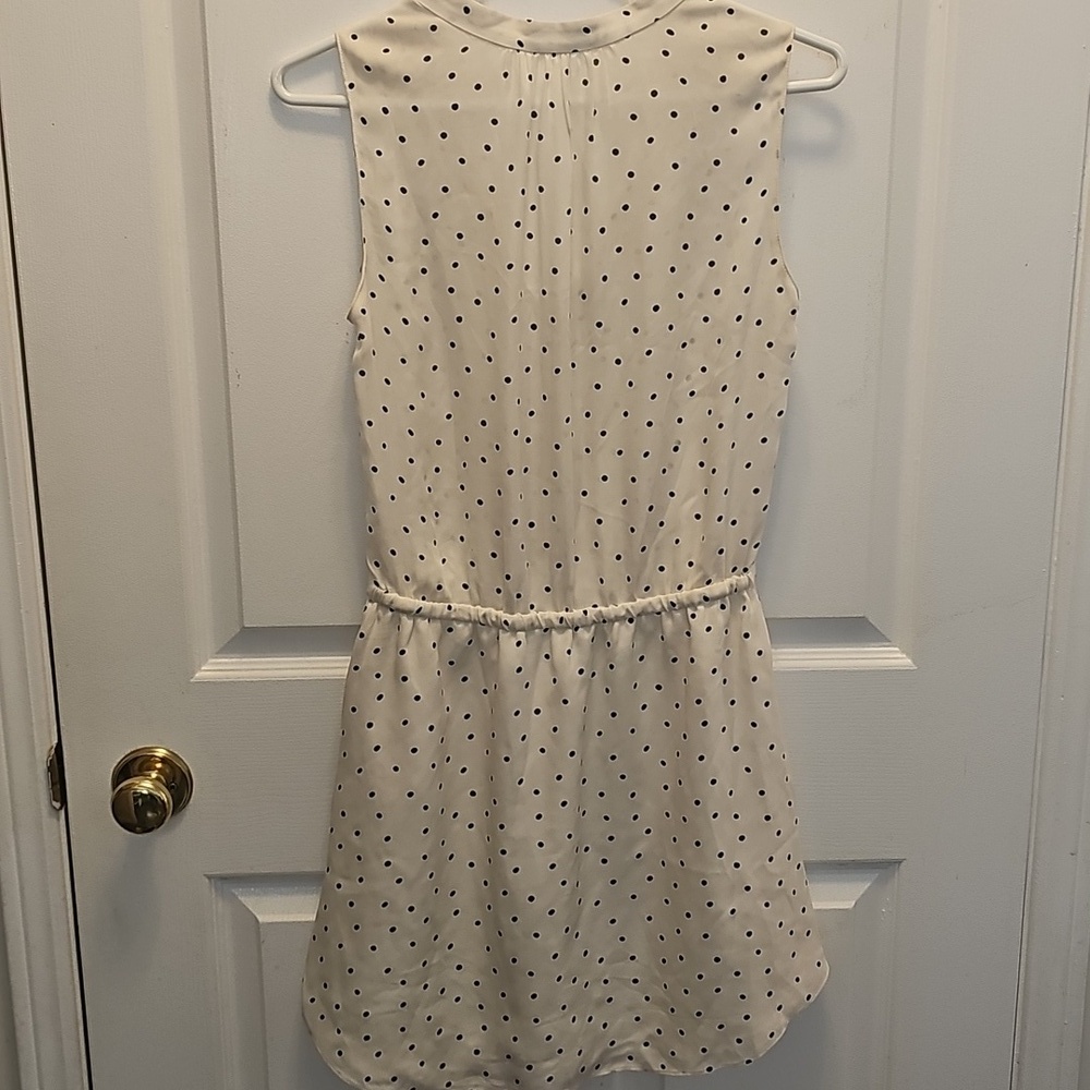Babaton White Polka Dot Mini Dress - Picture 3 of 3